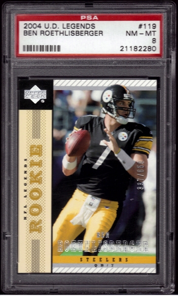 Ben Roethlisberger 2004 Upper Deck #204 RC (BGS 9.5)